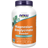 NOW Foods Magnesium Bisglycinate Powder - 227g